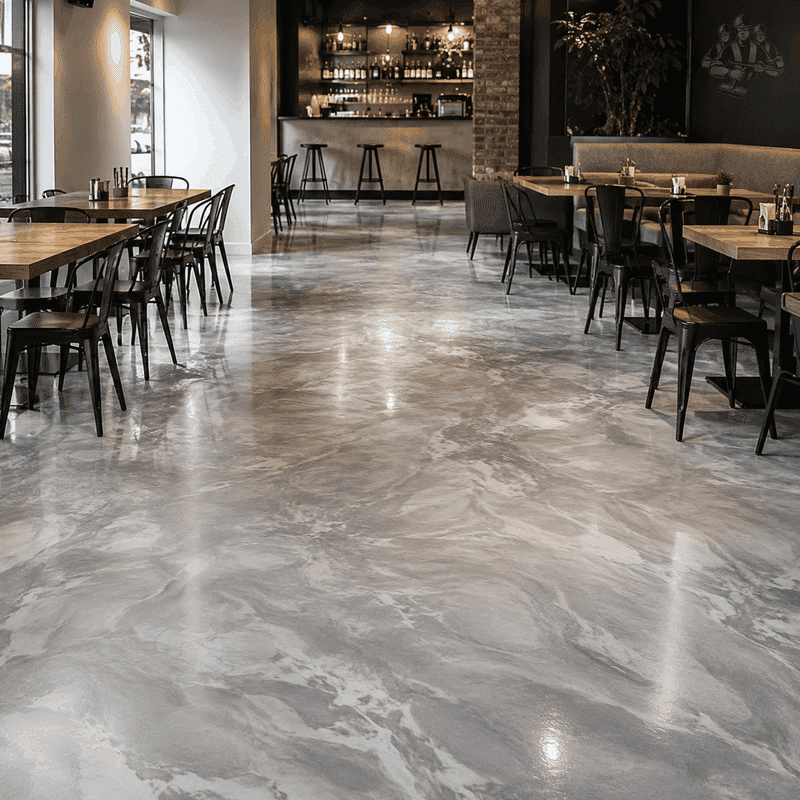 Recent commercial epoxy flooring work completed in Ascot Vale – project 7