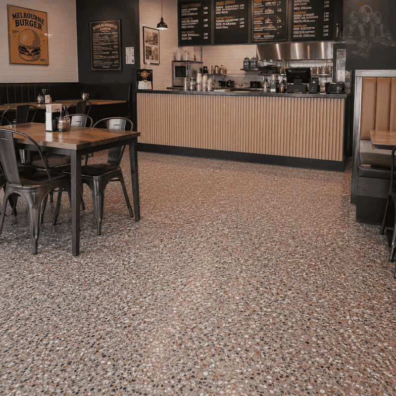 Recent commercial epoxy flooring work completed in Brunswick Lower – project 1