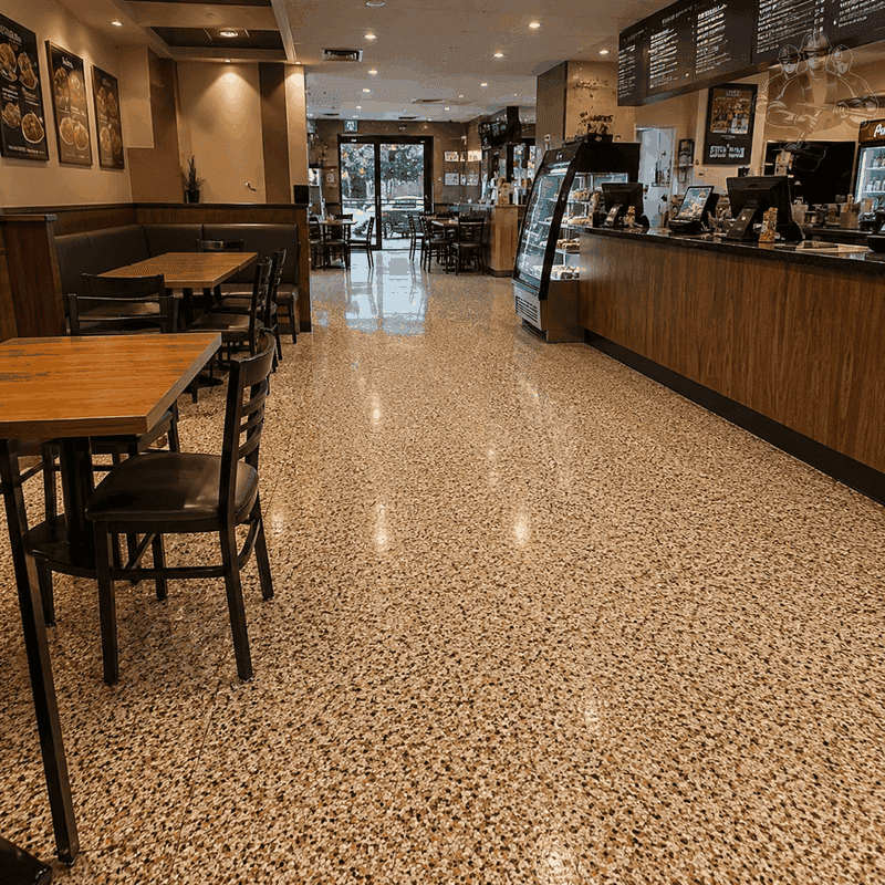 Recent commercial epoxy flooring work completed in Brunswick Lower – project 3
