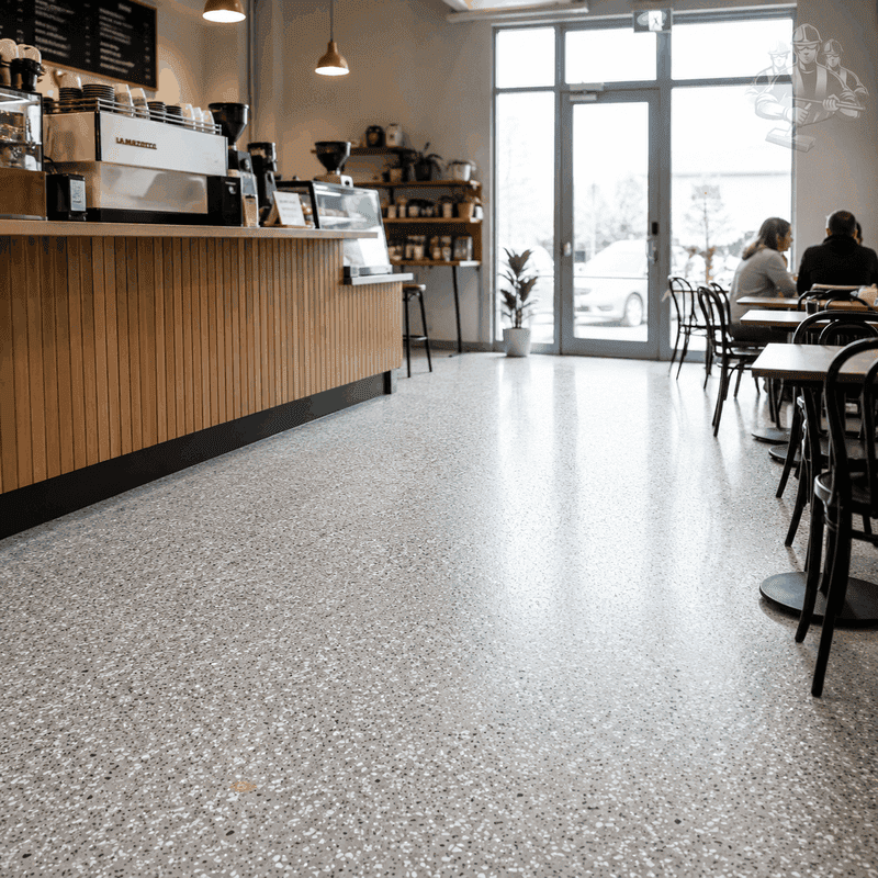 Recent commercial epoxy flooring work completed in Diggers Rest – project 2