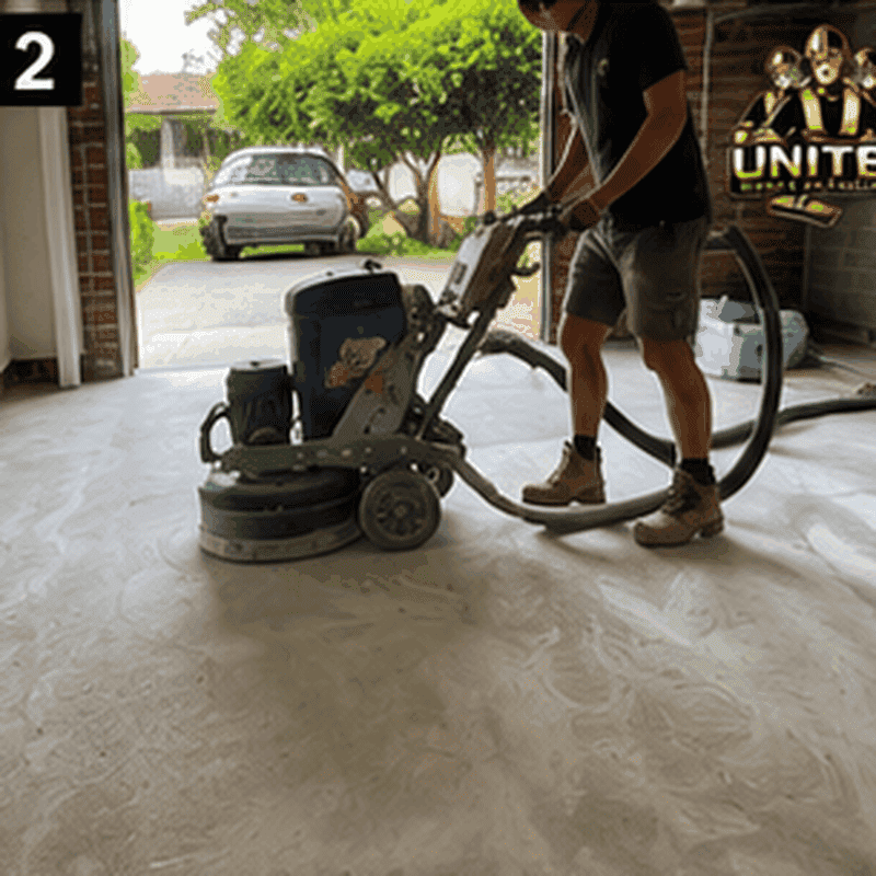 Recent concrete grinding and floor preparation work completed in Auburn – project 2