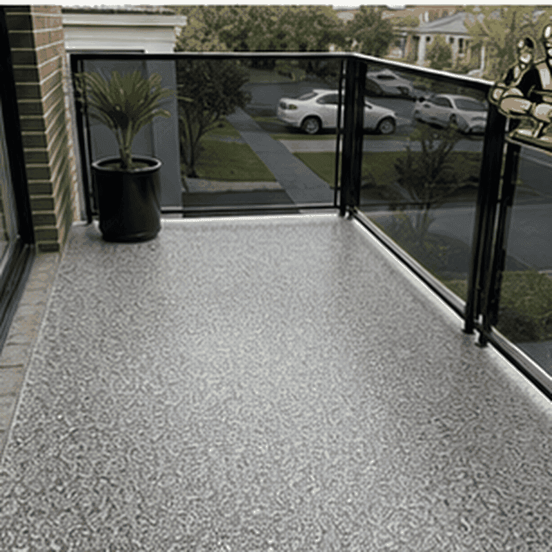 Recent epoxy flake flooring work completed in Hopetoun Park – project 5