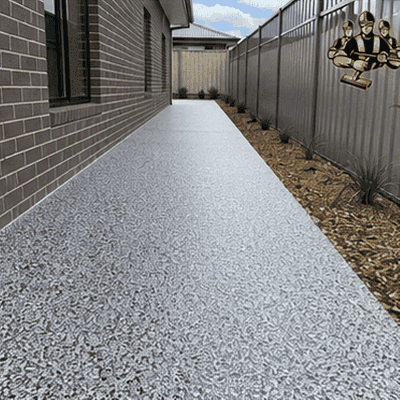 Recent epoxy flake flooring work completed in Princes Hill – project 2