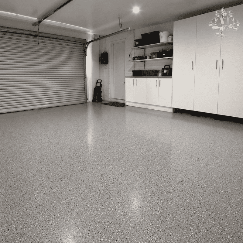 Recent garage epoxy flooring work completed in Beveridge – project 4