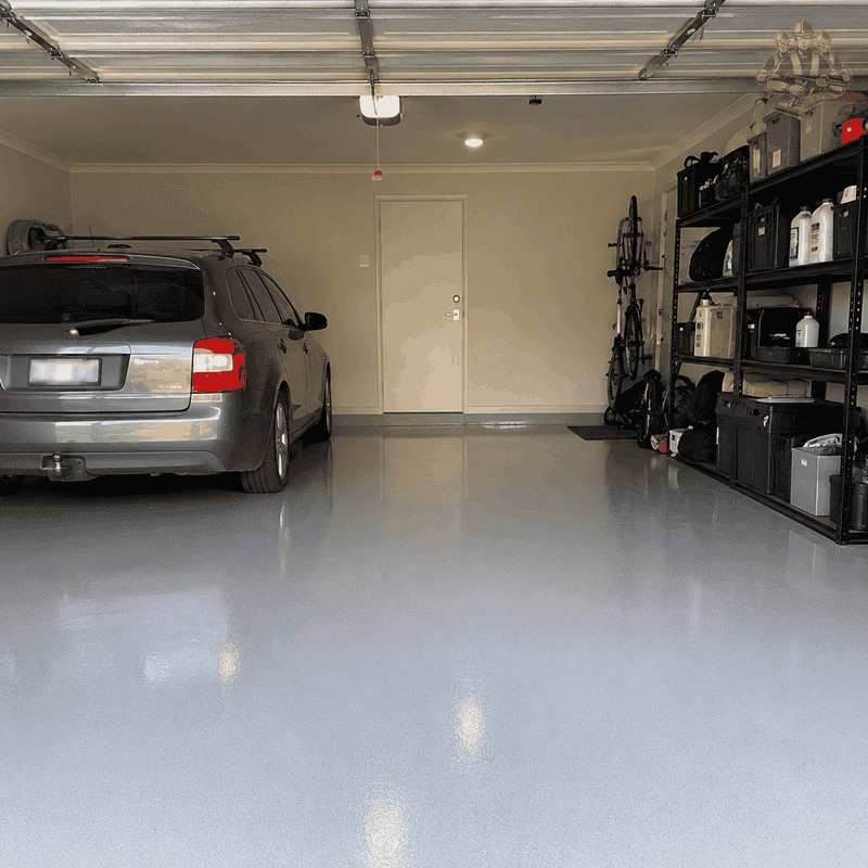 Recent garage epoxy flooring work completed in Burnside – project 10