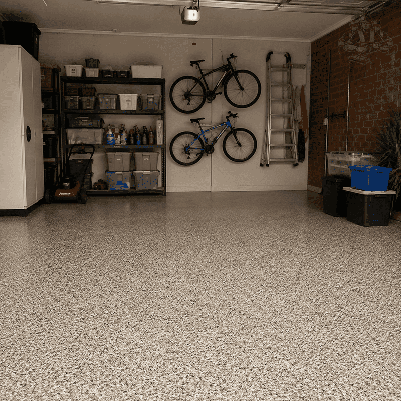 Recent garage epoxy flooring work completed in Maddingley – project 9