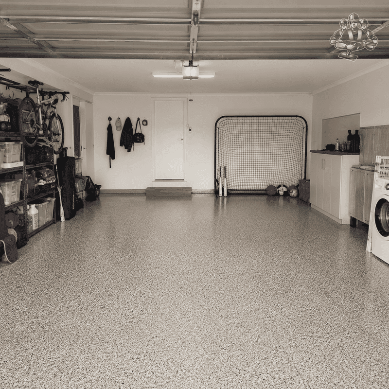 Recent garage epoxy flooring work completed in Mentone – project 8