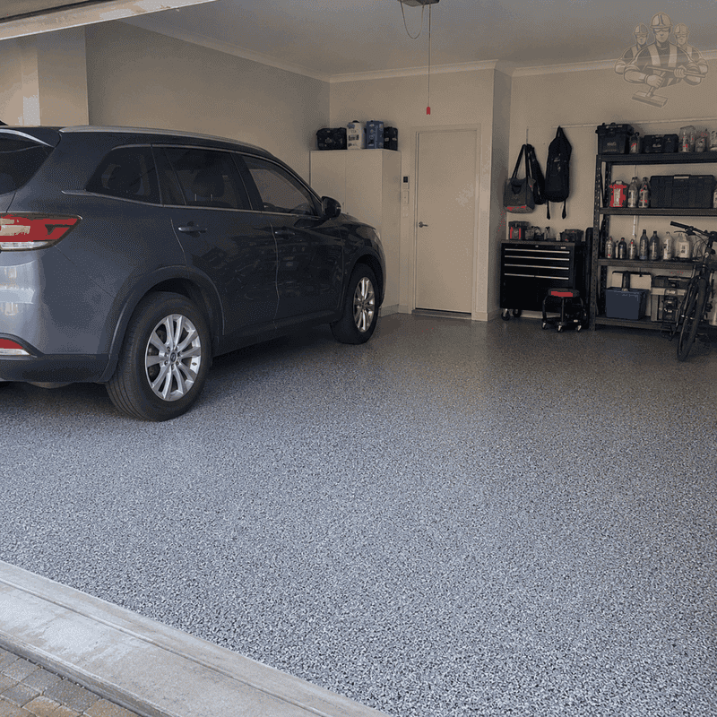 Recent garage epoxy flooring work completed in St Albans – project 7