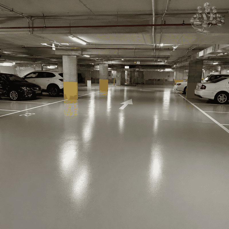 Recent industrial and warehouse epoxy flooring work completed in Garden City – project 6