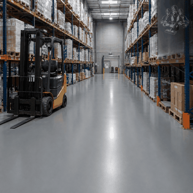 Recent industrial and warehouse epoxy flooring work completed in Melbourne – project 3