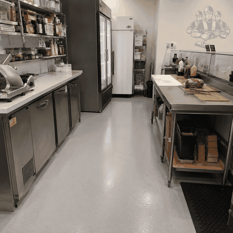 Recent school healthcare and food epoxy flooring work completed in Wallan – project 10