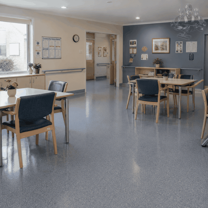 Recent school healthcare and food epoxy flooring work completed in Werribee – project 4